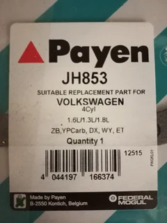 Payen JH853 VW Golf/Jetta Sump Gasket