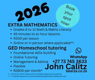 Mathematics Lessons CAPS &amp; GED