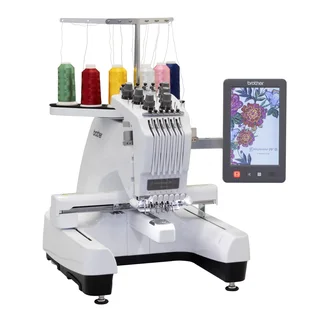Brother 6 Needle Commercial Embroidery Machine-Brand New with Wireless facility