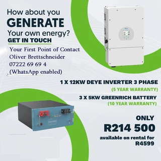 Solar Solutions/ Backup Power for Load Shedding / Business Telephony / CCTV / Access Control