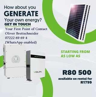 Solar Solutions/ Backup Power for Load Shedding / Business Telephony / CCTV / Access Control