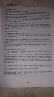 The Restoration of the Original Hebrew Sacred Name Bible (Rotherham Version)  Now Available in South