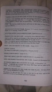 The Restoration of the Original Hebrew Sacred Name Bible (Rotherham Version)  Now Available in South