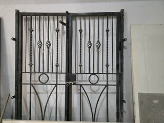 Used security burglar solid iron gates