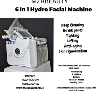 6 in 1 Hydro facial machine / facial  /skin Tightening / brightening machine / face rf / cavitation