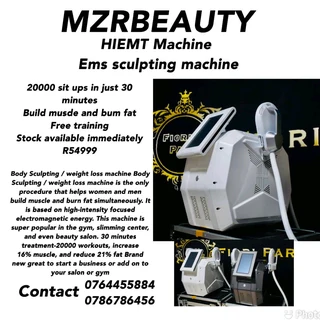 Hiemt Machine / Ems Sculpting Machine / Slimming Machine / Weight Loss Machine / Ems / Free Training