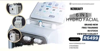 6 in 1 Hydro facial machine / facial  /skin Tightening / brightening machine / face rf / cavitation