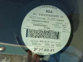 2020 Nissan NP200 Single Cab safety pack