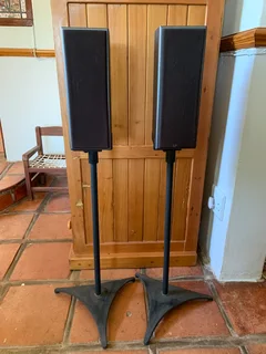 Pair of K7 M&K    Satellite Speakers complete  with height adjustable stands