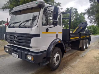 1996 Mercedes Benz with PK12000 Palfinger Crane