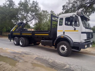 1996 Mercedes Benz with PK12000 Palfinger Crane