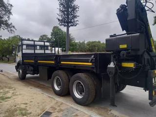 1996 Mercedes Benz with PK12000 Palfinger Crane