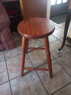 Pine stool 60cm heigh good condition R150