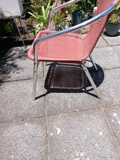Patio chair with aluminum frame good condition