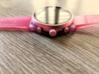 Fossil Sport 41mm Hot Pink Silicone with additional charger stand