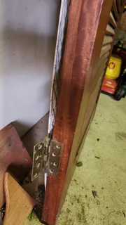 Louvre Door including handles, locks and hinges