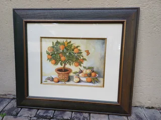 Lady Clare traditional tray orange tree portrait