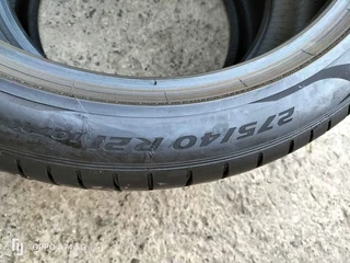 BMW X5 Tyres 275/40/21 And 315/35/21 Pirelli Pzero Runflat, 80%thread No Repairs