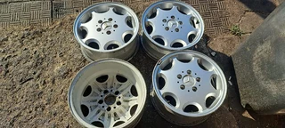 A set of 15inch Mercedes  rims available