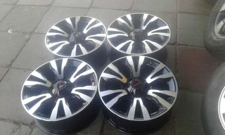 Isuzu bakkie mags size 18 with tyres set originals
