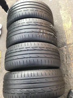 255/35/19 and 225/40/19 Run flat Bridgestone potenza Complete Set For Sale 80% life threat