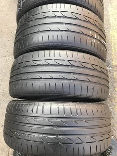 255/35/19 and 225/40/19 Run flat Bridgestone potenza Complete Set For Sale 80% life threat
