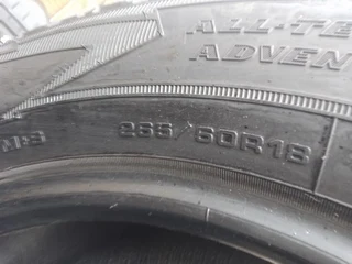 265/60/18 Goodyear wrangler All Terrain adventure complete set for sale 95% like new