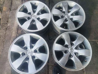 A clean set of 16inch Toyota hillux mags