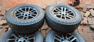 A set of 17inch Toyota Hilux