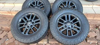 A set of 17inch Toyota Hilux