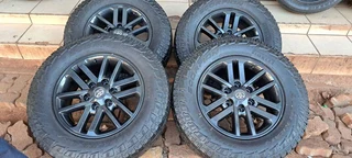 A set of 17inch Toyota Hilux