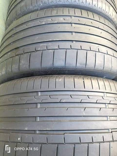 Set  of 295/35/23 Continental sport Contact 6, 80%thread, no patch no plug