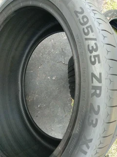 Set  of 295/35/23 Continental sport Contact 6, 80%thread, no patch no plug