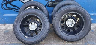A set of Dakar rims and tyres 18inch