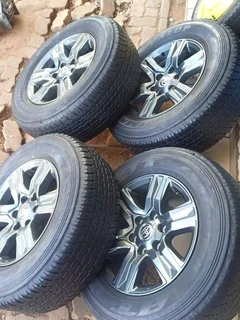 A set of 17inch Toyota Hilux GD6 mags and tyres for sale