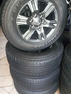 A set of 17inch Toyota Hilux GD6 mags and tyres for sale