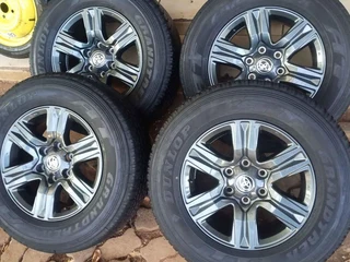 A set of 17inch Toyota Hilux GD6 mags and tyres for sale