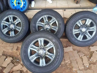A set of 17inch Toyota Hilux GD6 mags and tyres for sale