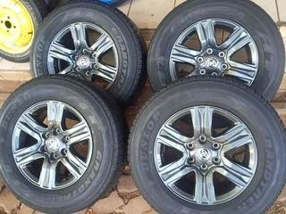 A set of 17inch Toyota Hilux GD6 mags and tyres for sale