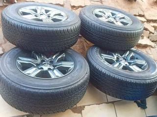 A set of 17inch Toyota Hilux GD6 mags and tyres for sale