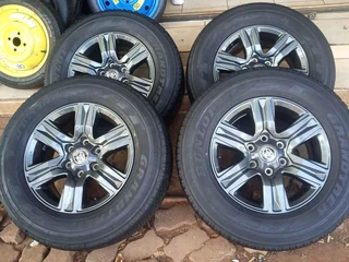 A set of 17inch Toyota Hilux GD6 mags and tyres for sale