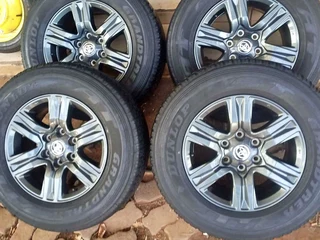 A set of 17inch Toyota Hilux GD6 mags and tyres for sale