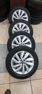 16 INCH Polo TSI mags and tires for sale