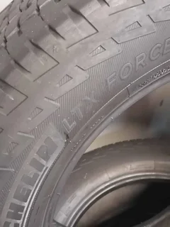 A set of 265/60/18 michelin tyres