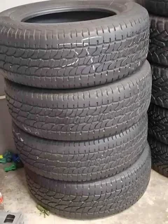 A set of 265/60/18 michelin tyres