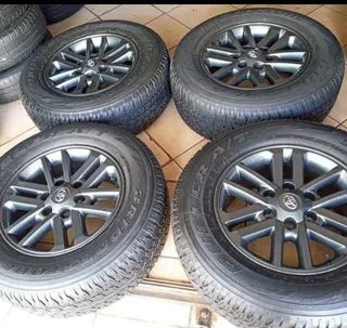 A set of 17inch Toyota Hilux mags and tyres for sale