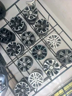 17 inch and 18 inch Toyota rims available for Toyota legend 50, legend RS, legend 45 and fortuner