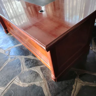 Cherry wood executive desk