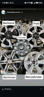 Hilux Fortuner Prado Landcruiser rims