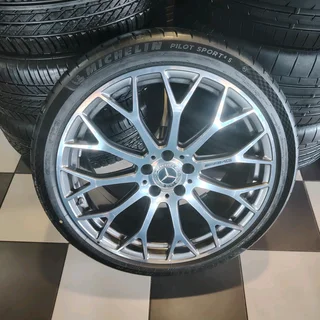AMG C63e Merc Genuine Rims OEM